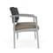 Lesro Lenox Steel Bariatric Chair Metal Frame, Silver, RS Night Sky Back, MD Farro Seat LS1401 - alternate 2